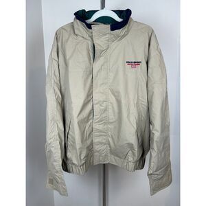 Vintage Polo Ralph Lauren Polo Sport Harrington Jacket Size M Made In USA